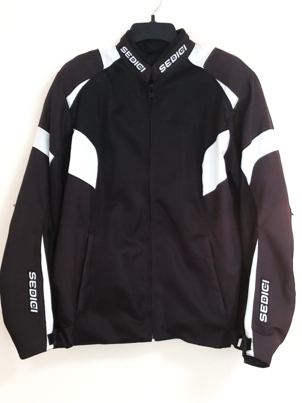 Sedici Motorcycle Zip Up Jacket Women's Size 2XL Black Mesh SEDM 13 / 16 Armored